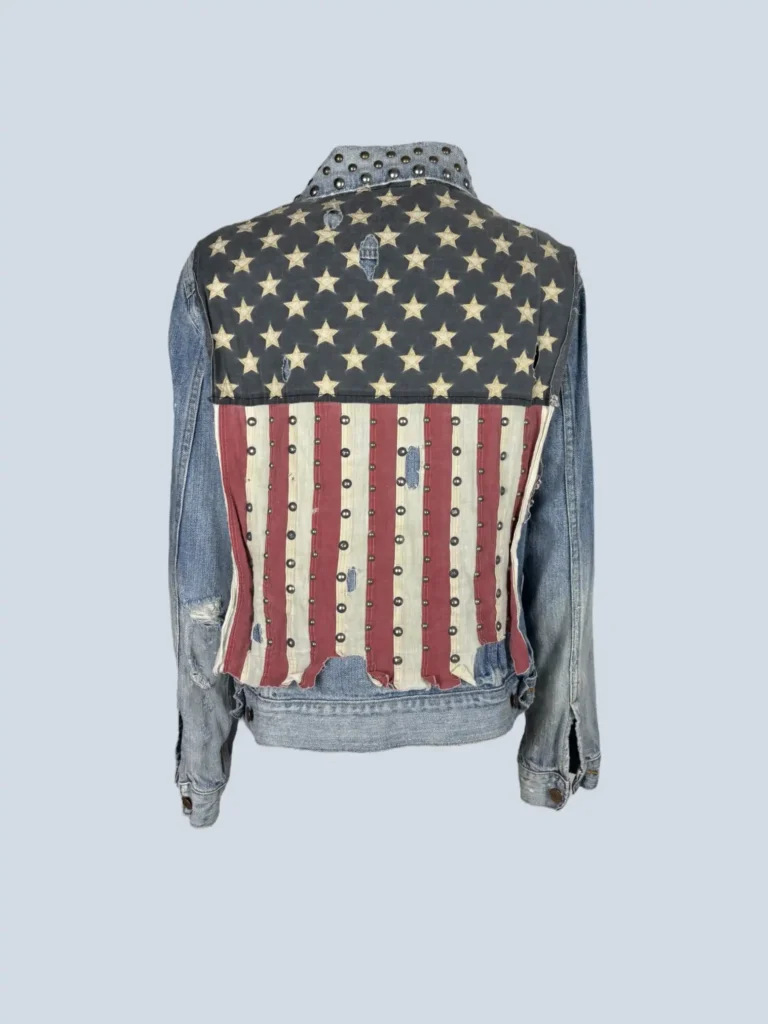 Denim&Supply, giacca in denim con borchie, M., foto 4 di 7