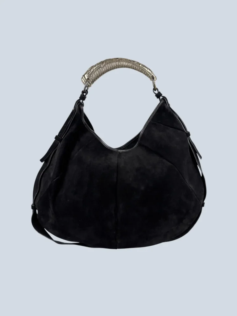 Borsa a spalla Mombasa Large in suede.
