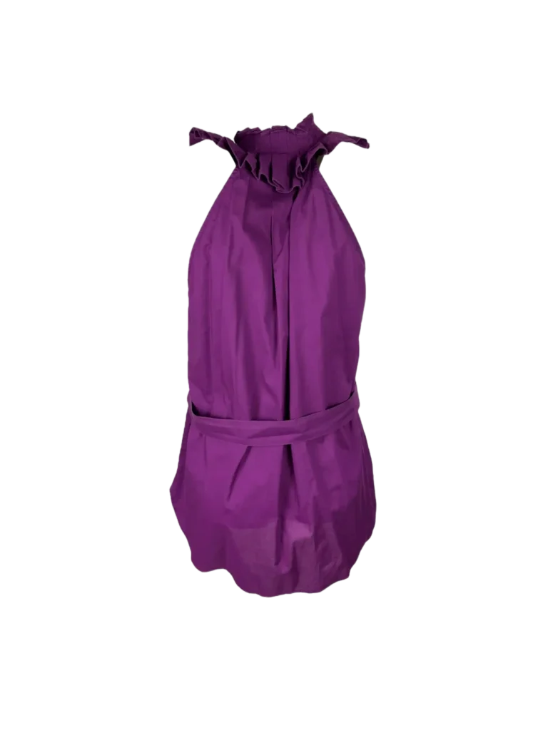 Top in cotone con rouches, 42fr., foto 3 di 6