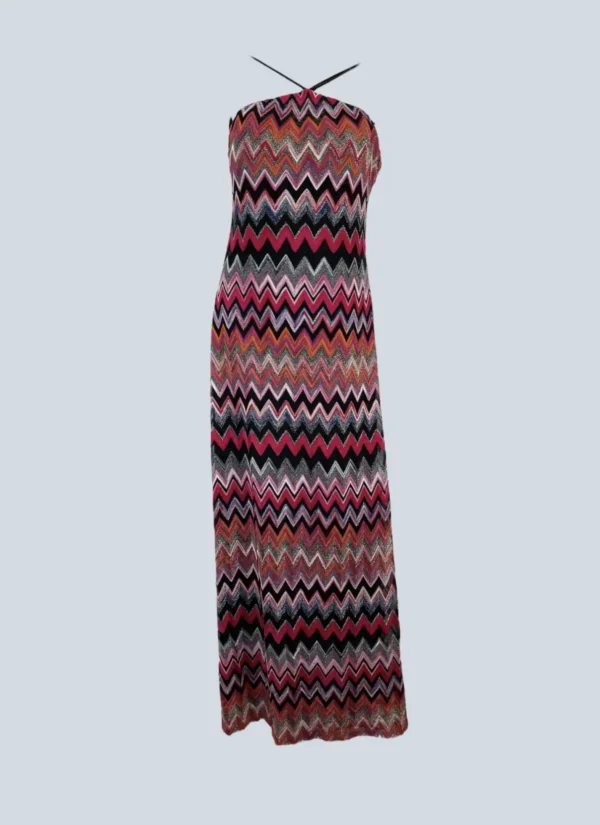 <b>Missoni</b><br> abito lungo con motivo Zig Zag, 46.