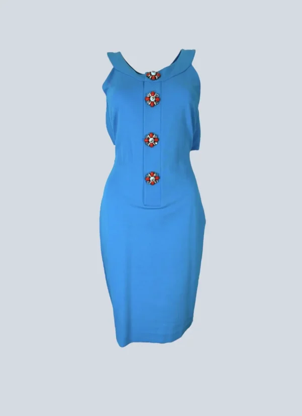 <b>Dsquared2</b><br> abito midi con pietre, 40.