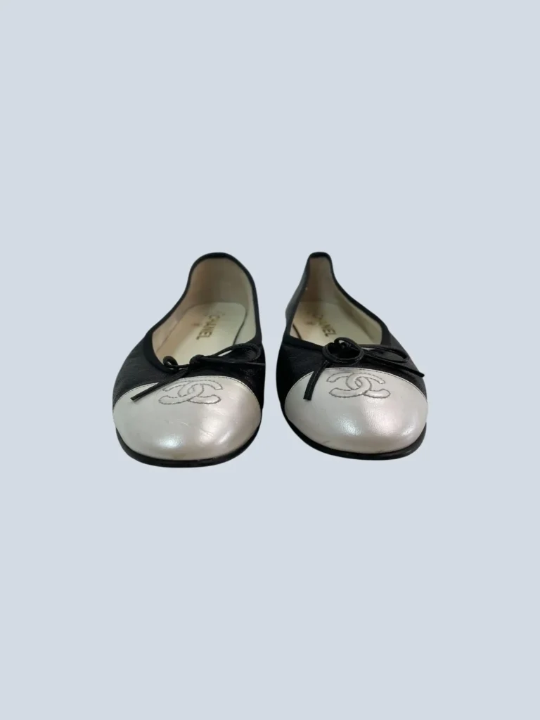 Ballerine Cambon in pelle caviar, 38., foto 3 di 5