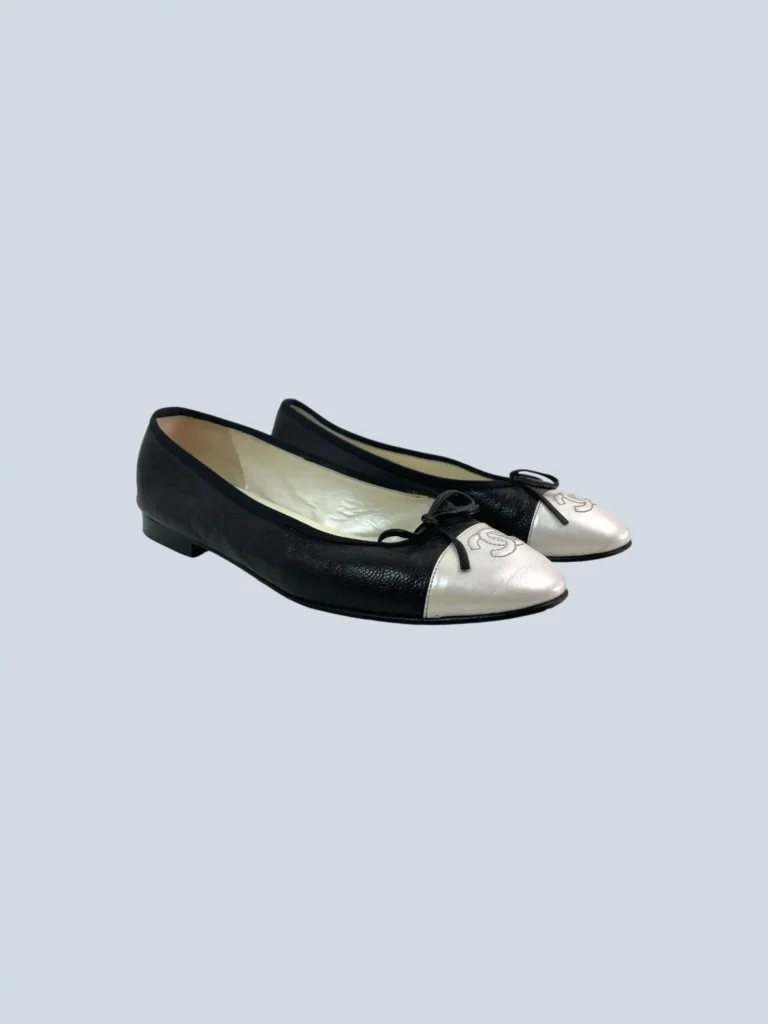 Ballerine Cambon in pelle caviar, 38., foto 2 di 5