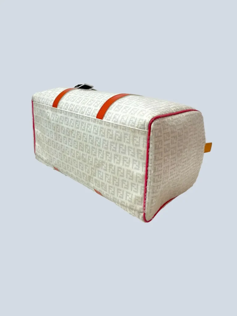 Borsa a mano bauletto in tela Zucchino e paillettes., foto 14 di 17