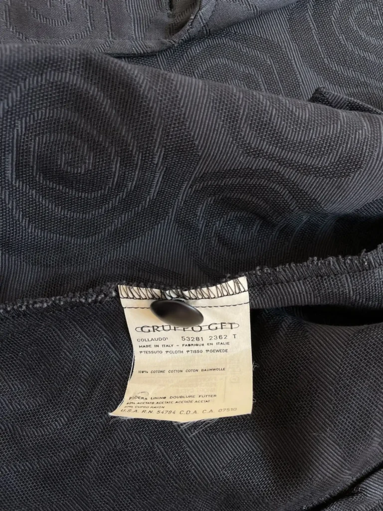 Dior2, blazer in cotone con motivo floreale e ricamo CD, 42., foto 8 di 8