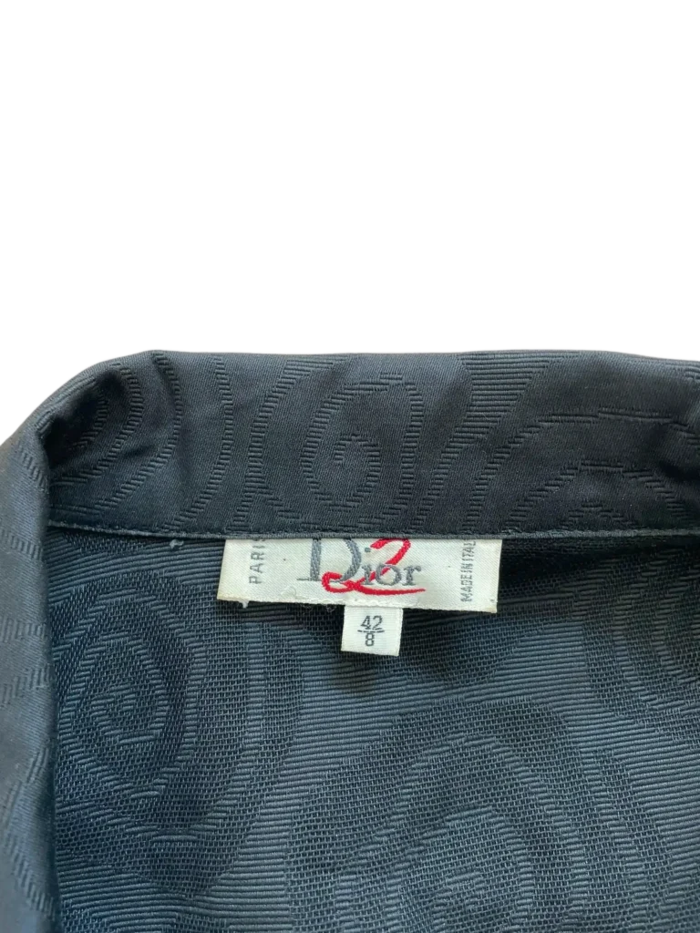 Dior2, floral pattern cotton blazer with CD embroidery, photo 4 of 8