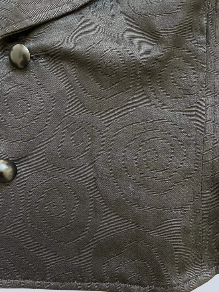 Dior2, blazer in cotone con motivo floreale e ricamo CD, 42., foto 5 di 8