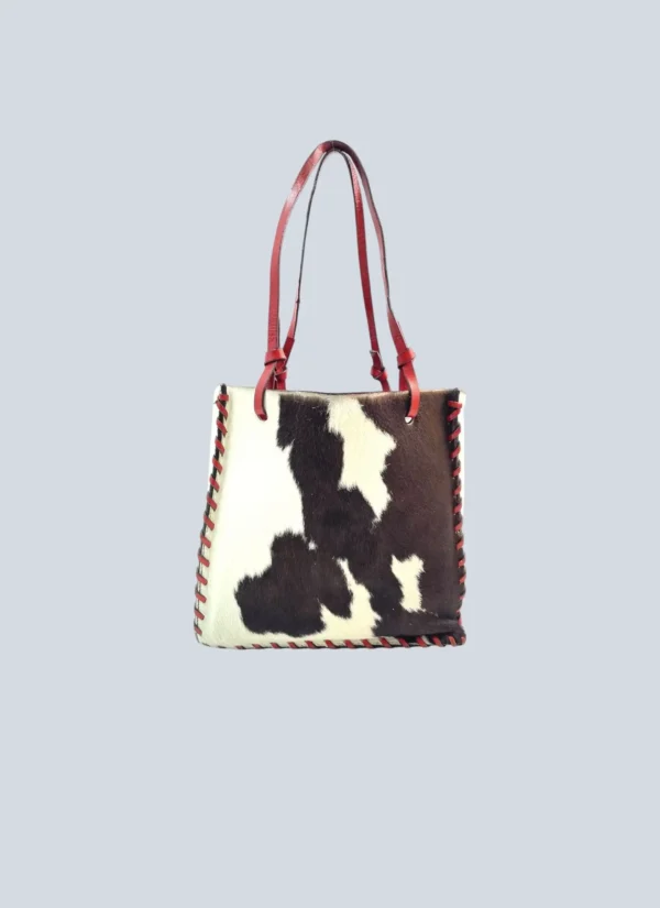 <b>Miu Miu</b><br> mini bag in pelle di vitello effetto cavallino.