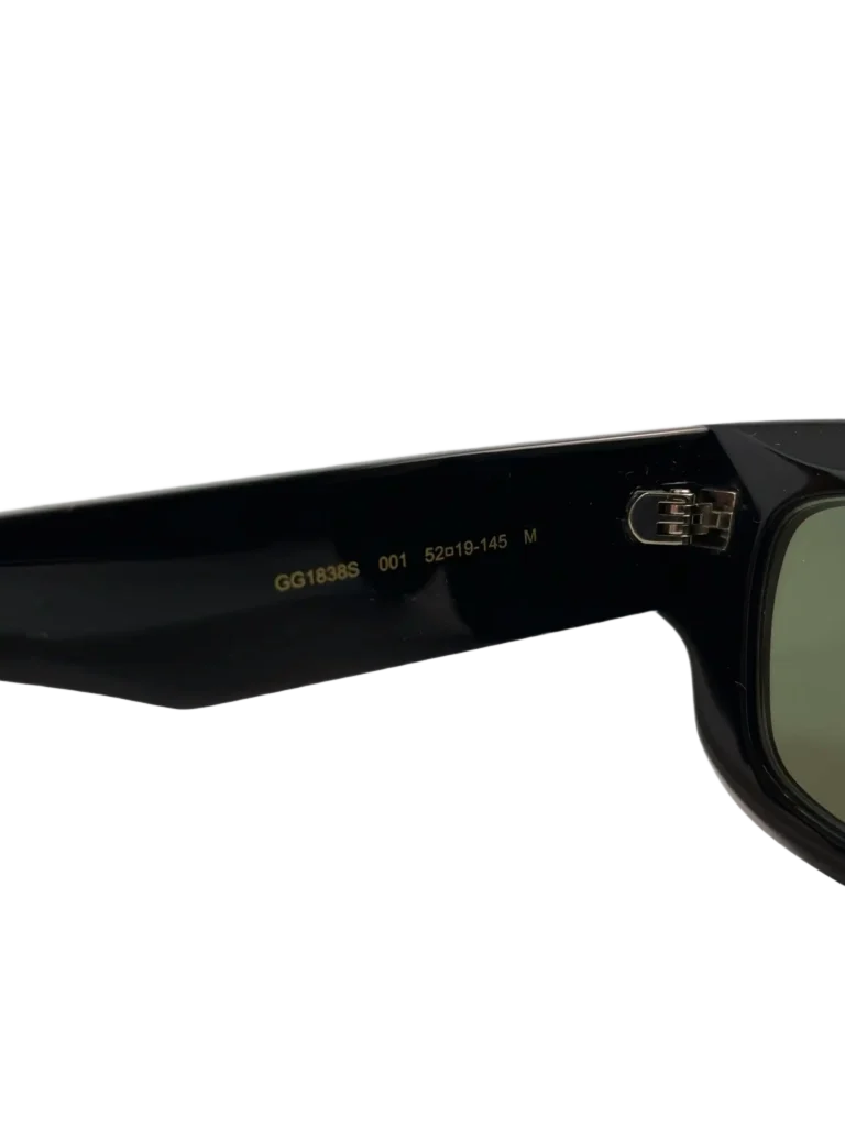 Square acetate sunglasses with logo lettering, photo 6 of 7
