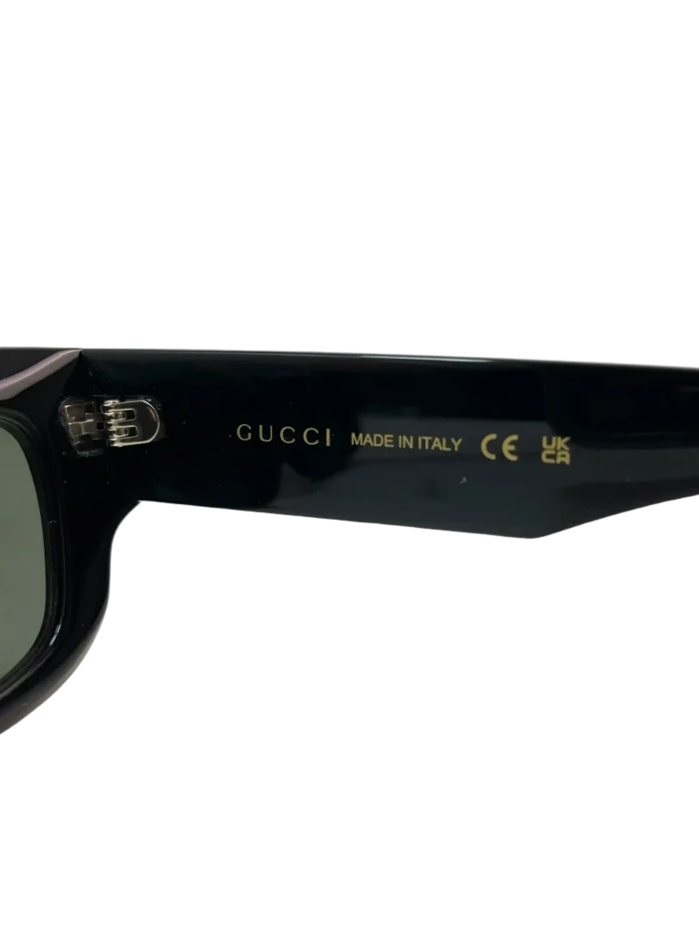 Square acetate sunglasses with logo lettering, photo 7 of 7