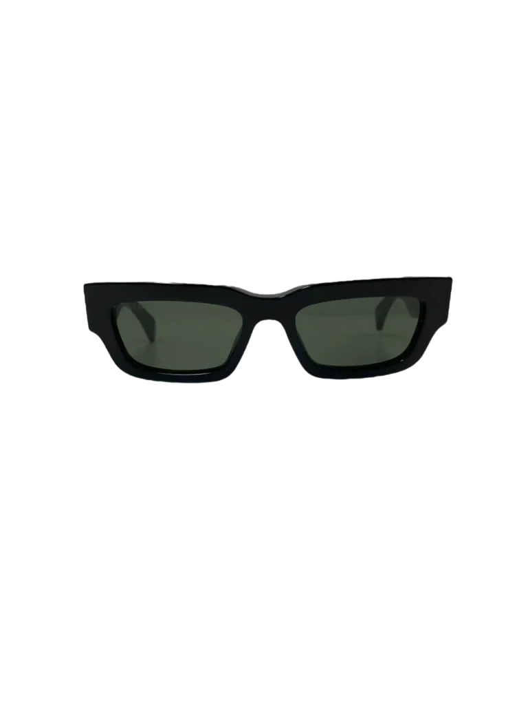 Square acetate sunglasses with logo lettering, photo 3 of 7