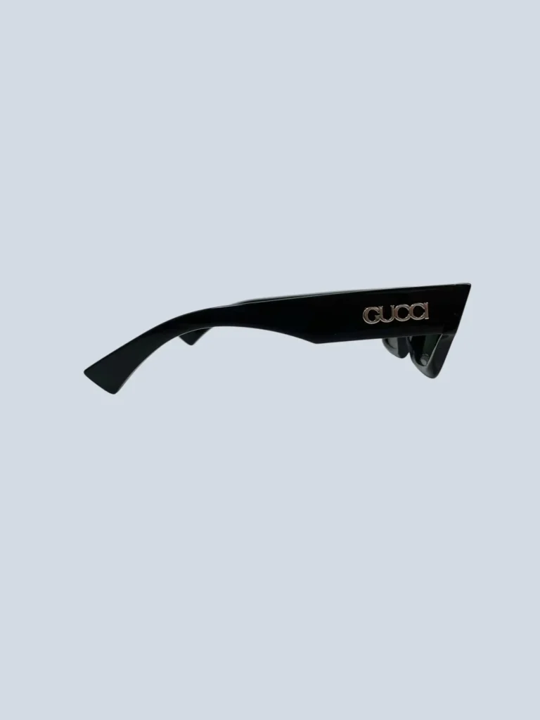 Occhiali da sole squadrati in acetato con logo lettering., foto 2 di 7