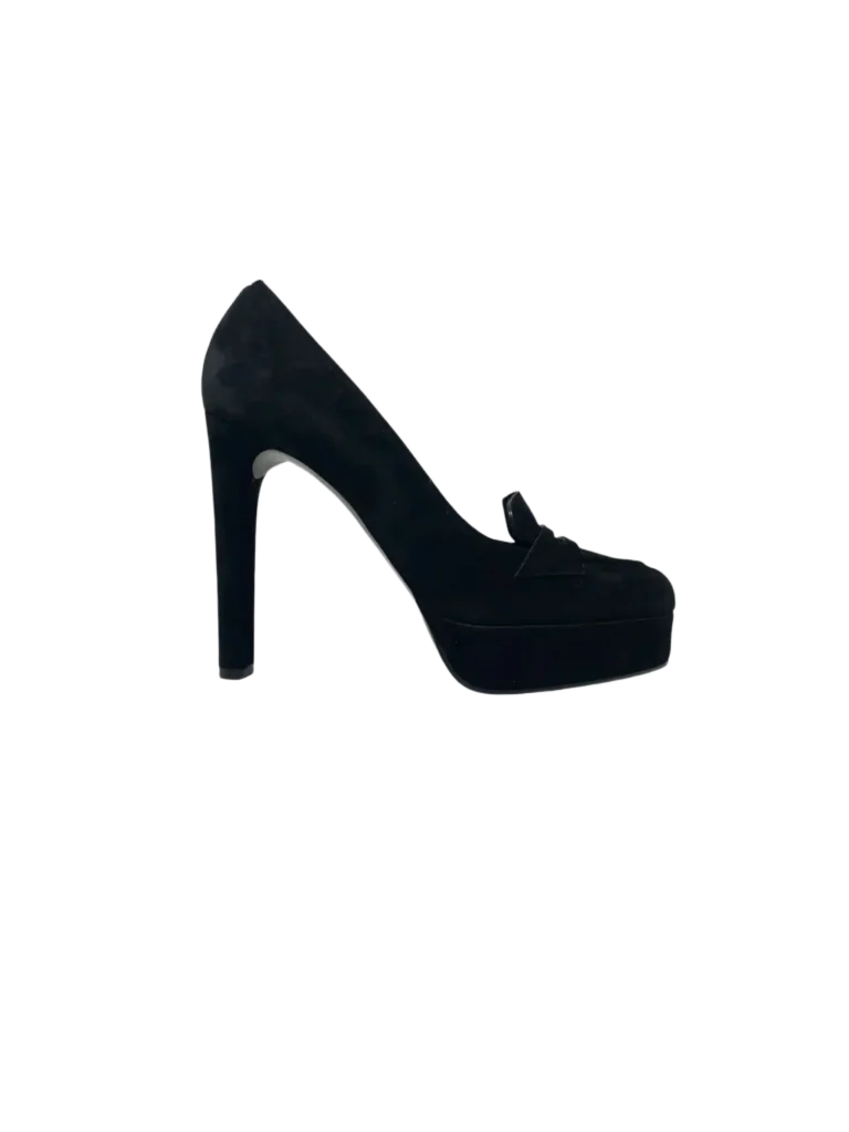 Décolleté in suede, 37,5.