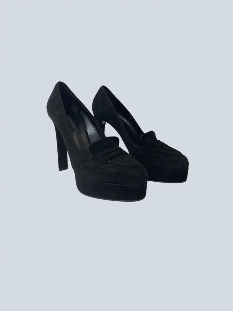 Décolleté in suede, 37,5., foto 2 di 6