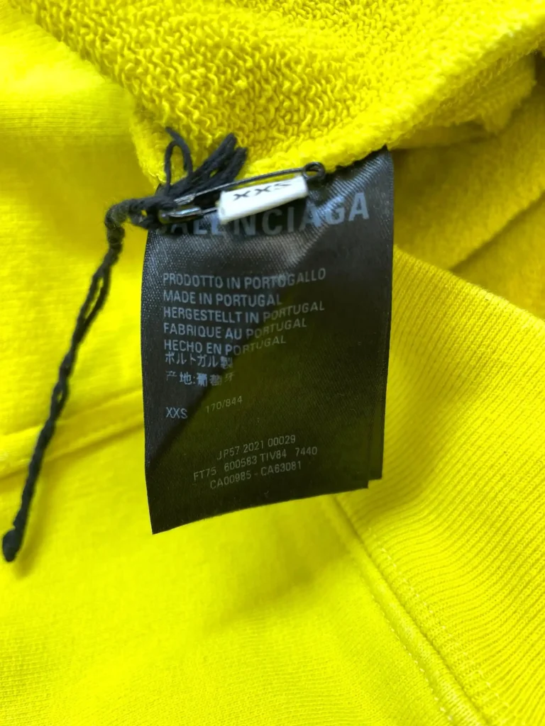 Wardrobe Unisex, felpa con cappuccio in cotone con logo, XXS., foto 6 di 8