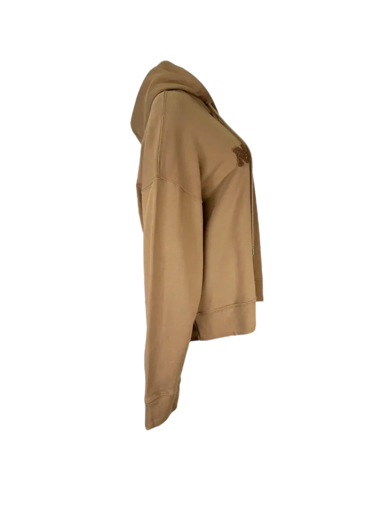 Cotton hoodie with wool logo, photo 2 of 8
