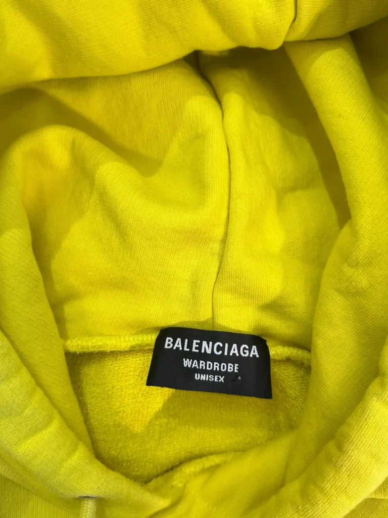 Wardrobe Unisex, felpa con cappuccio in cotone con logo, XXS., foto 5 di 8