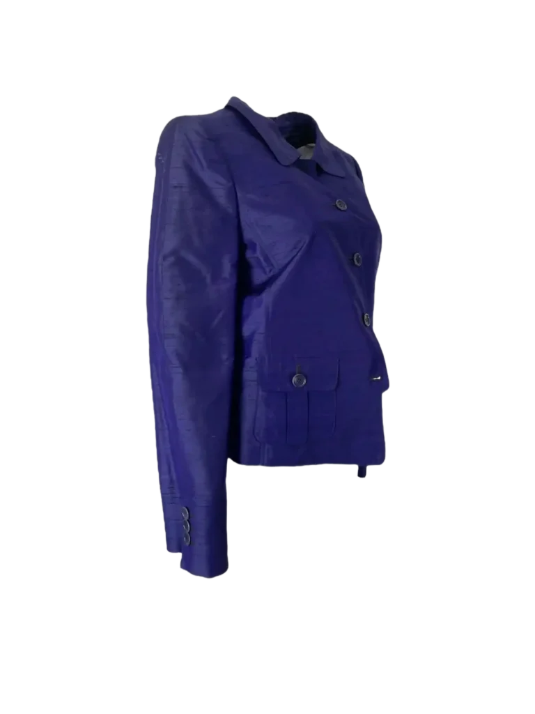 Collezioni, silk shantung jacket, photo 2 of 9