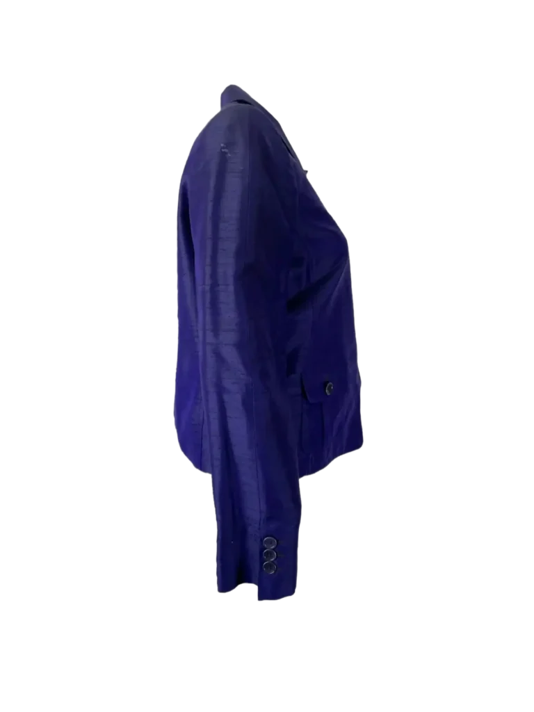 Collezioni, silk shantung jacket, photo 3 of 9