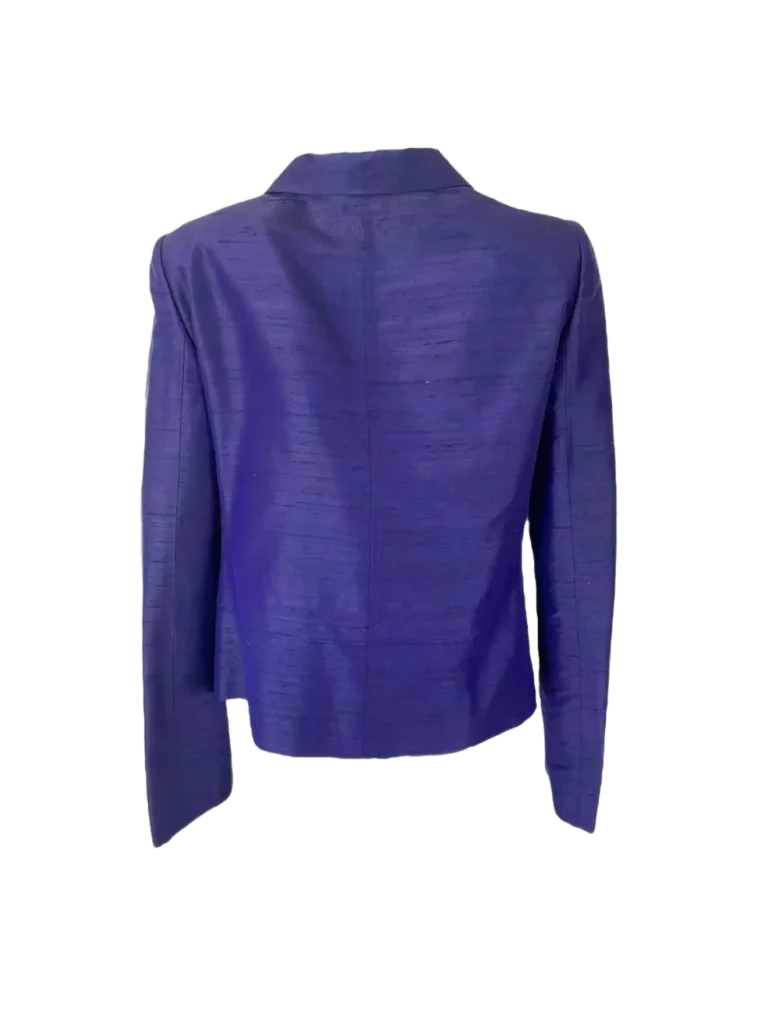 Collezioni, silk shantung jacket, photo 4 of 9