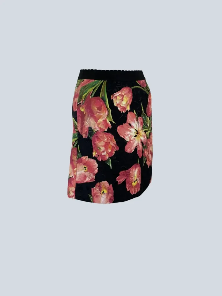 Floral print miniskirt, XXS., photo 2 of 8