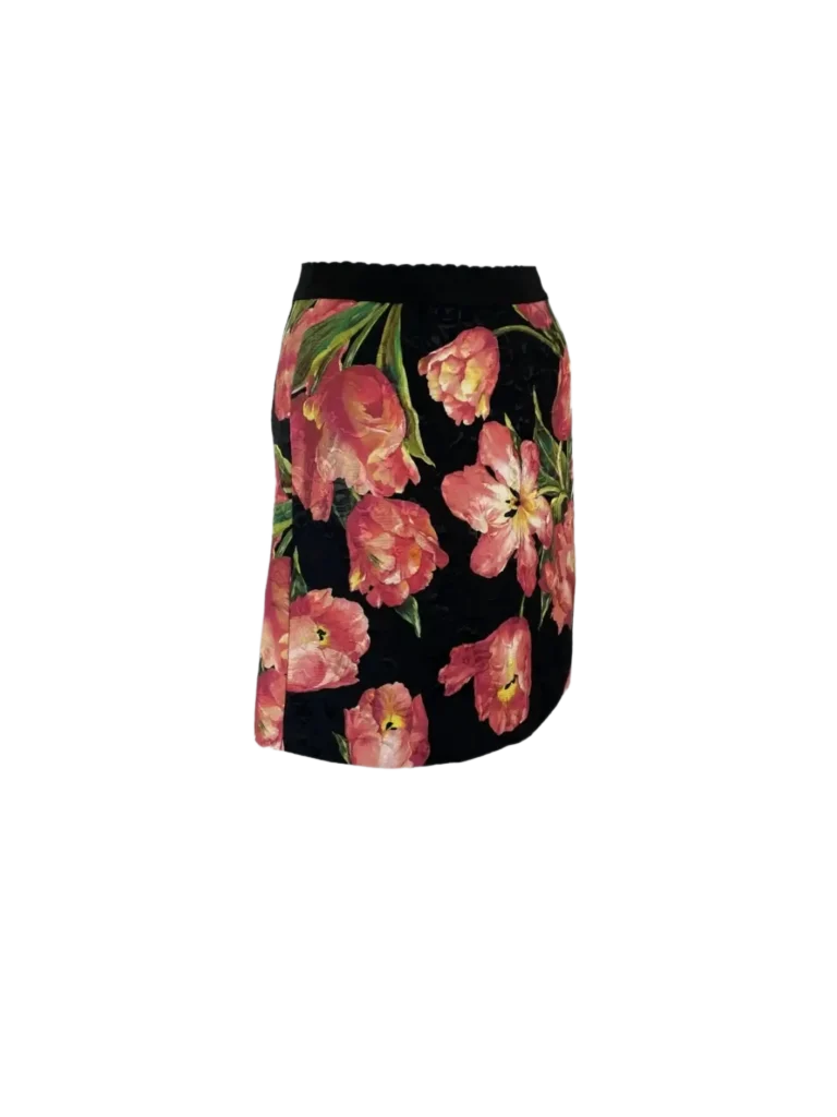 Floral print mini skirt., photo 2 of 8