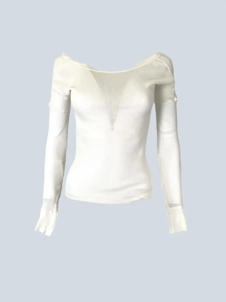 By Tom Ford, maglia a maniche lunghe a costine, XS.