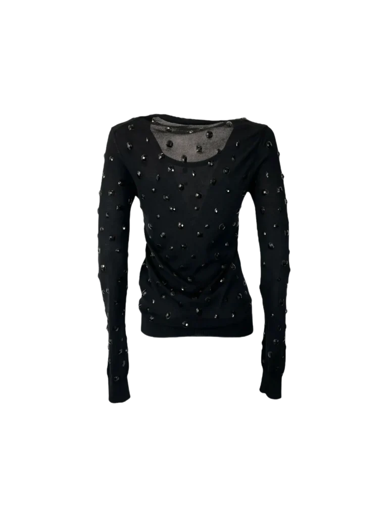 Cotton sweater with appliqués., photo 3 of 5