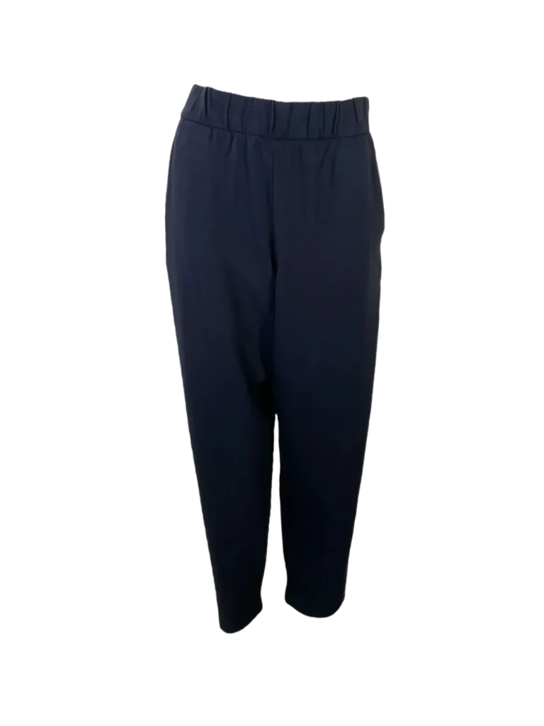 Leisure, pantaloni a gamba larga in cotone.
