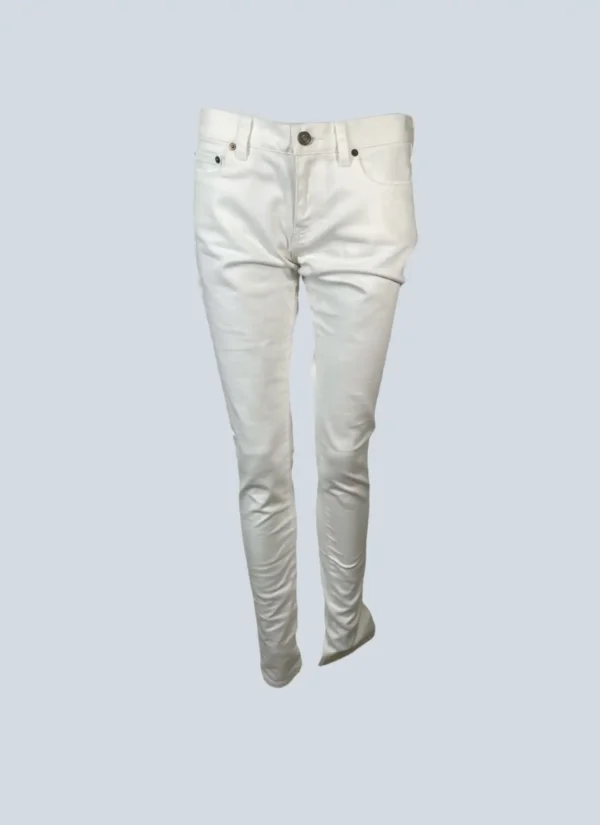 <b>Saint Laurent</b><br> pantaloni skinny in denim, 30.