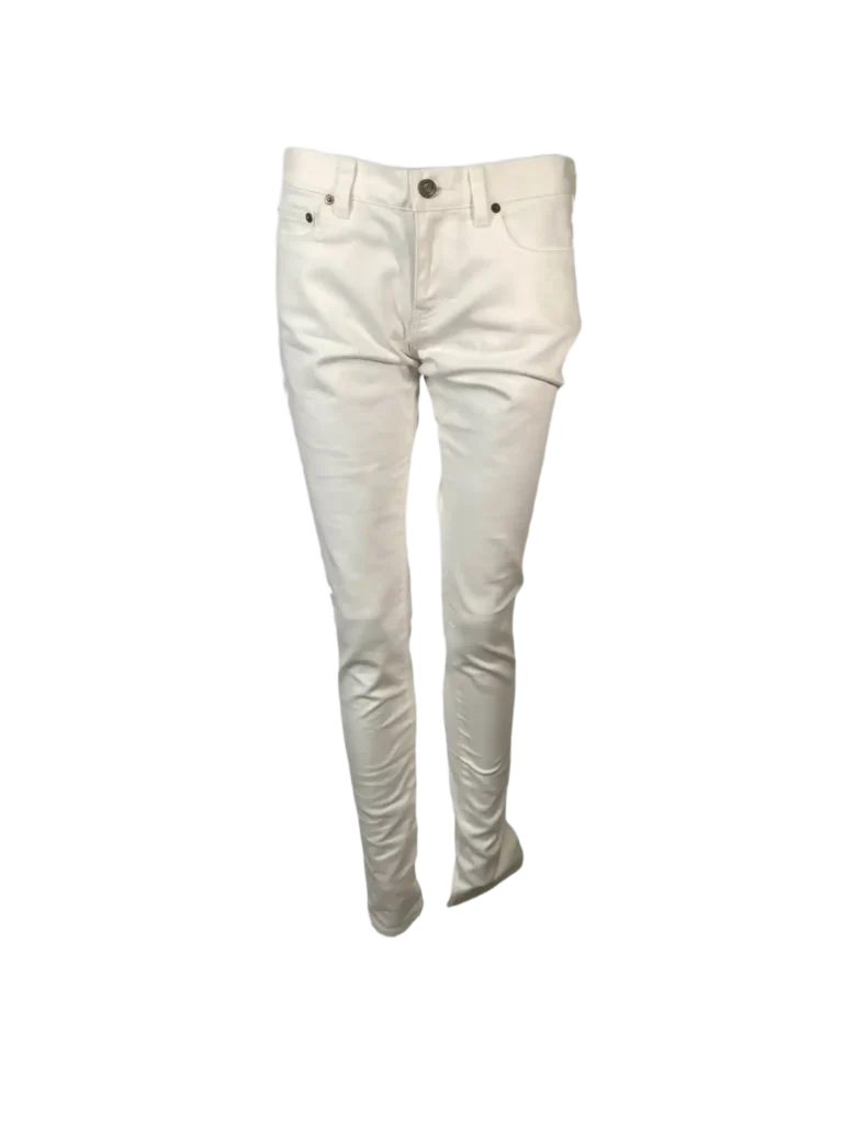 Pantaloni skinny in denim.