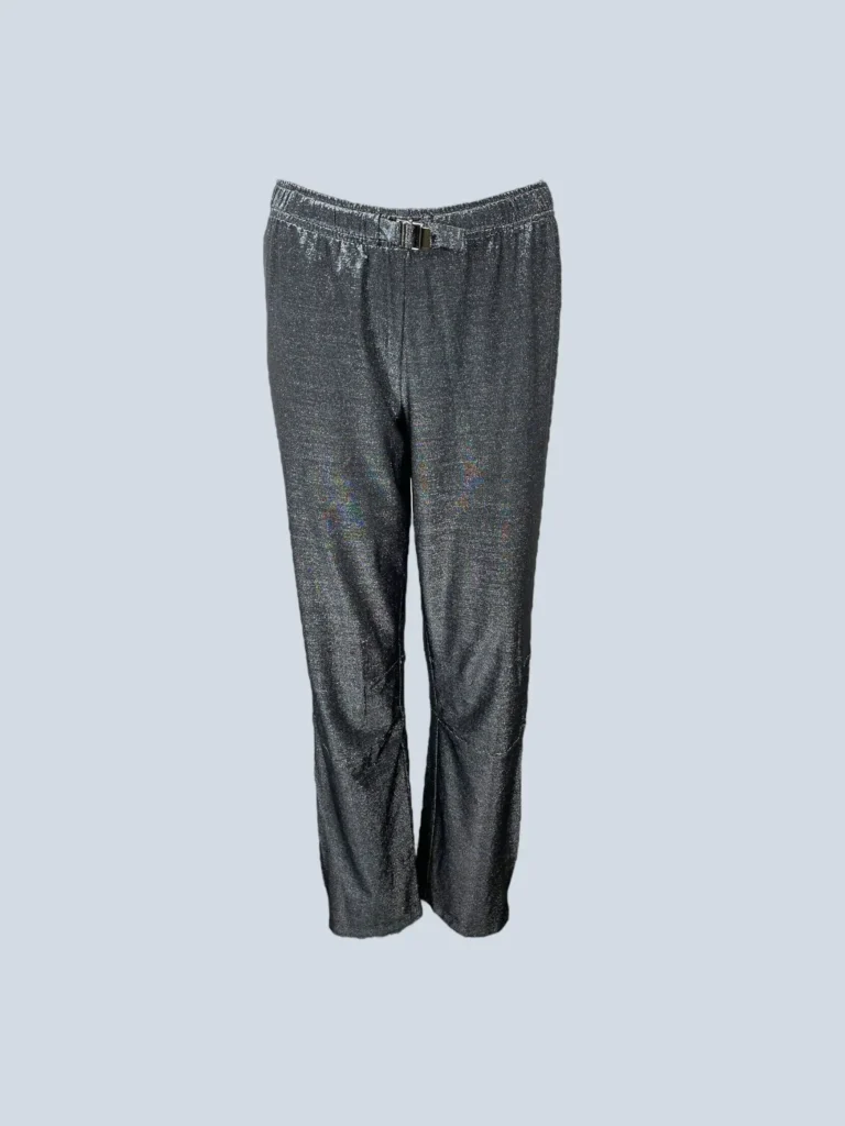 By Tom Ford, pantaloni in lurex con cintura in vita, 40.