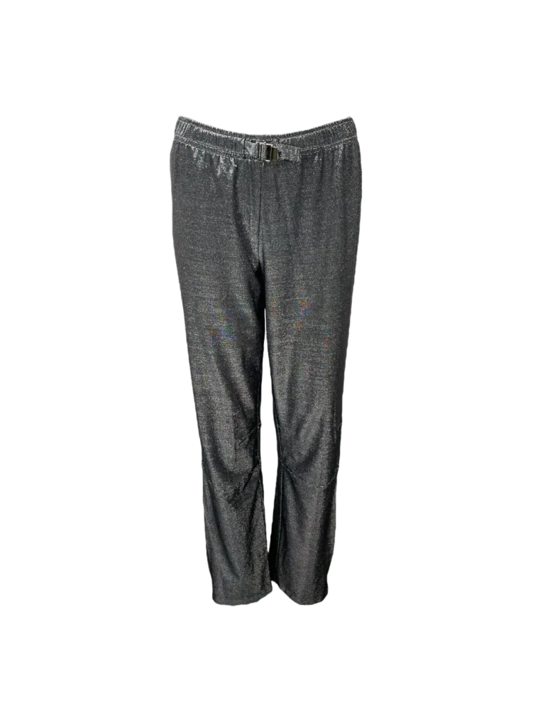 By Tom Ford, pantaloni in lurex con cintura in vita.