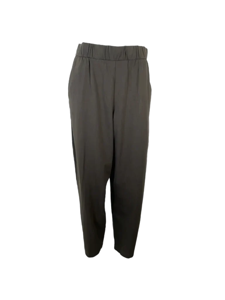 Leisure, pantaloni a gamba larga in cotone.