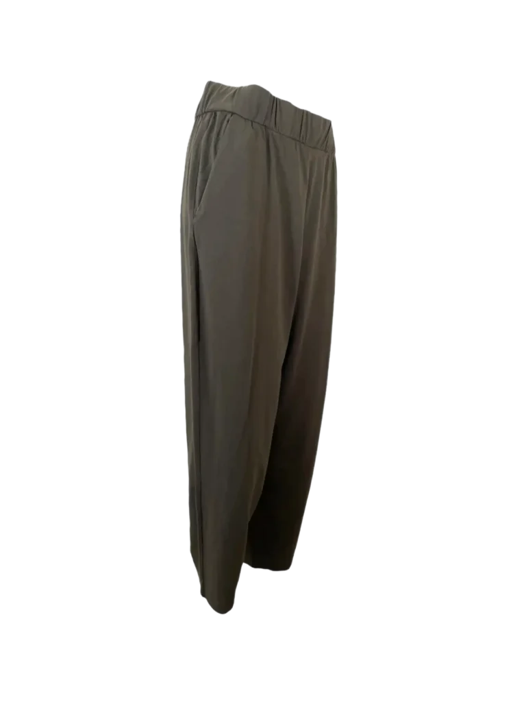 Leisure, pantaloni a gamba larga in cotone., foto 2 di 5