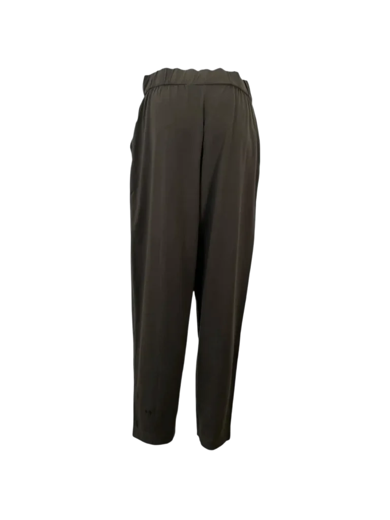 Leisure, pantaloni a gamba larga in cotone., foto 4 di 5