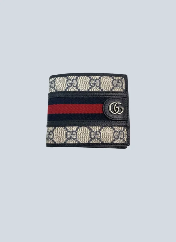 <b>Gucci</b><br> portafoglio Ophidia GG in tela Monogram e pelle.