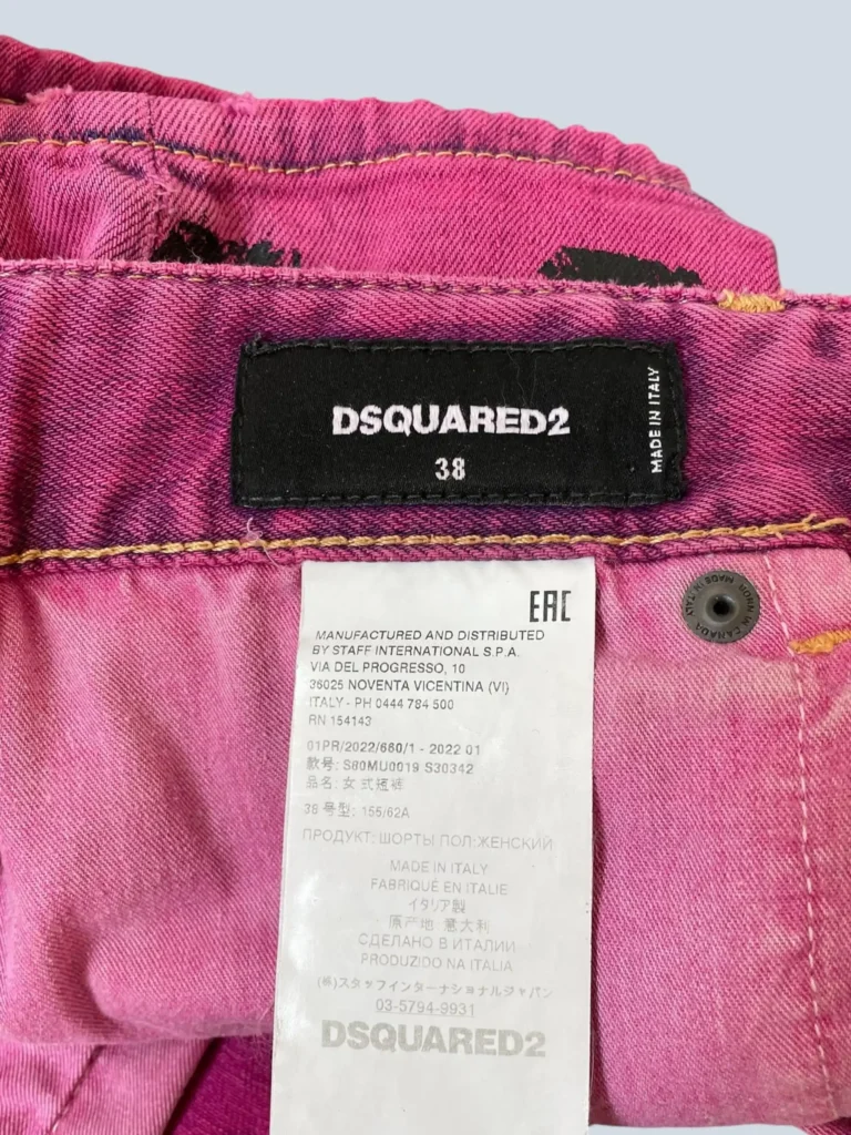 Shorts in denim con logo, 38., foto 6 di 6