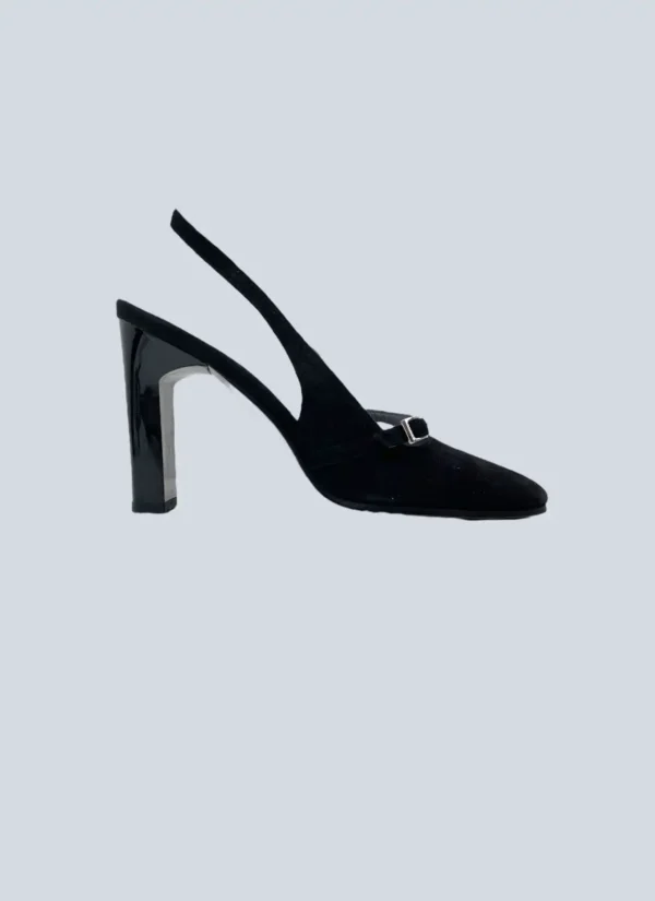 <b>Gucci by Tom Ford</b><br> slingback in suede, 36,5C.