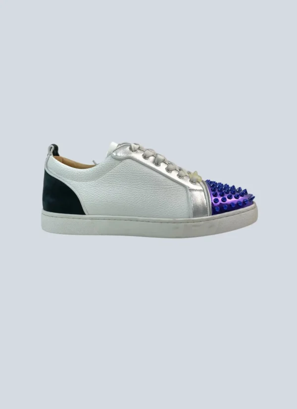 <b>Christian Louboutin</b><br> sneakers lou Spikes in pelle, 43,5.