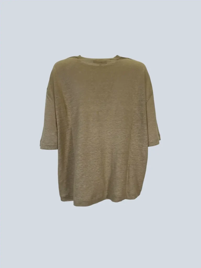 T-shirt in lino e seta, L., foto 3 di 7