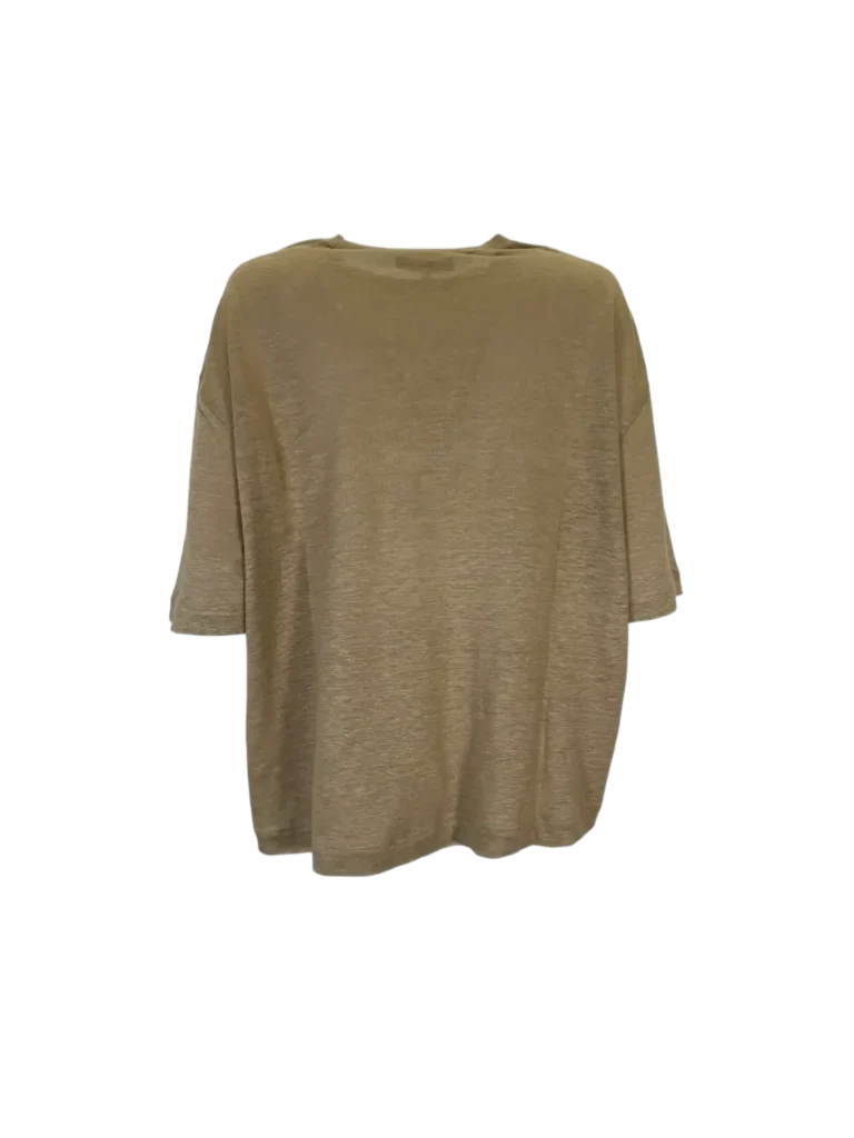 T-shirt in lino e seta., foto 3 di 7