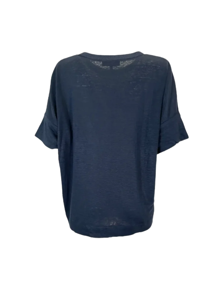 T-shirt in lino e seta, L., foto 3 di 7