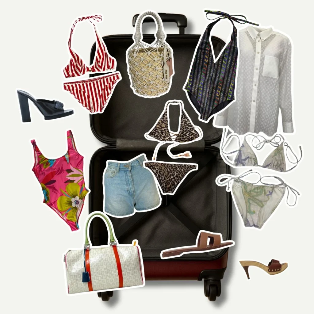 La valigia perfetta per un weekend al mare: guida di stile vintage