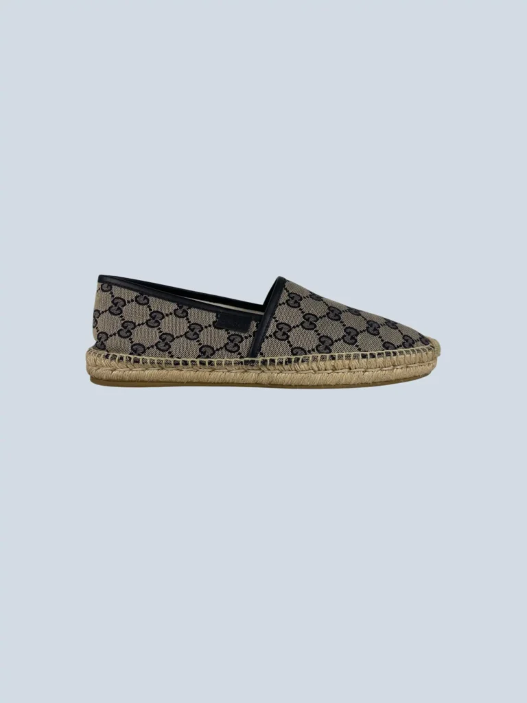 Espadrillas in tela Monogram, 42,5.