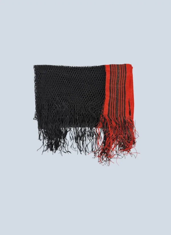 <b>Gucci</b> <br> sciarpa in rete con frange.
