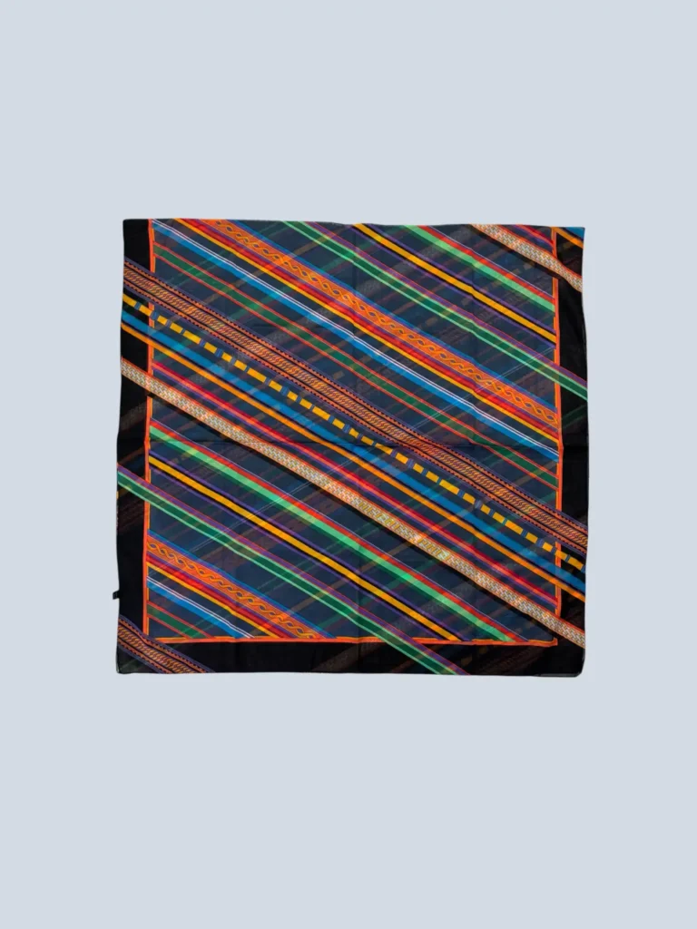 Foulard stampa geometrica., foto 3 di 5