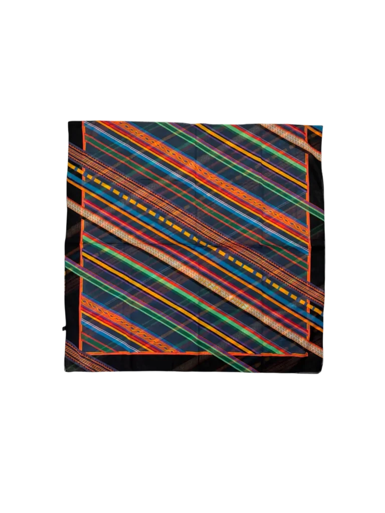 Foulard stampa geometrica., foto 3 di 5