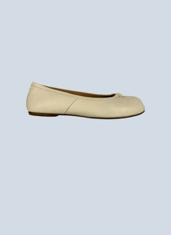 <b>Maison Margiela</b> <br> ballerine Tabi in pelle, 38.