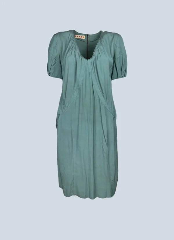 <b>Marni</b> <br> abito midi a maniche corte, 42.